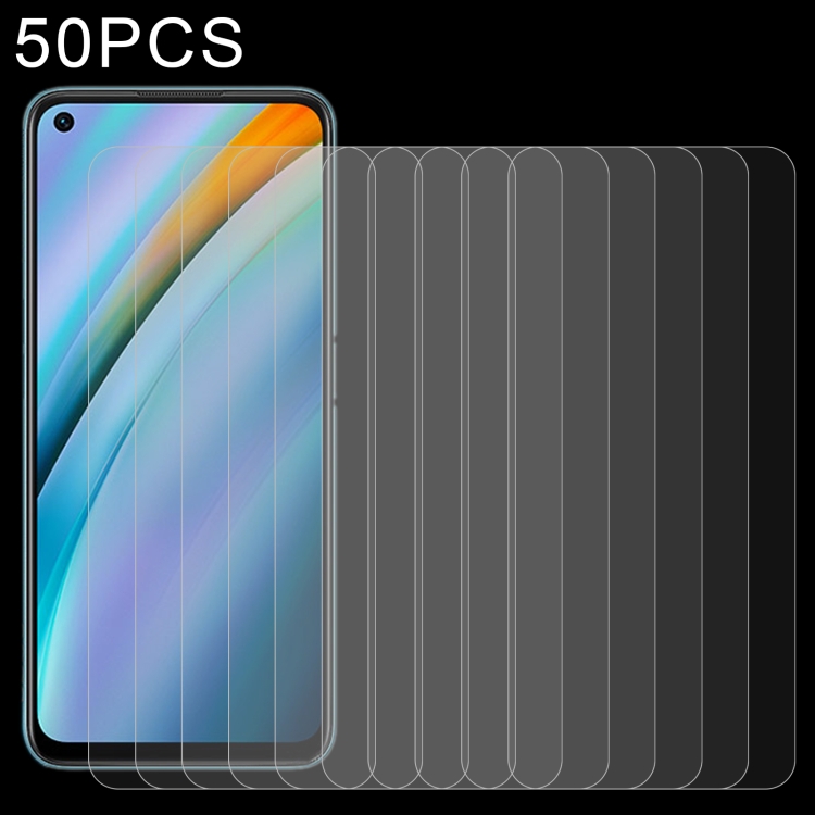 

50 PCS 0.26mm 9H 2.5D Tempered Glass Film For OPPO K10 / K10 5G China / A96 4G