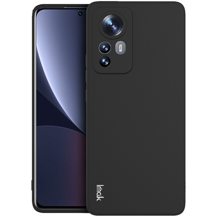 

For Xiaomi 12 Pro IMAK UC-4 Series Straight Edge TPU Soft Phone Case(Black)