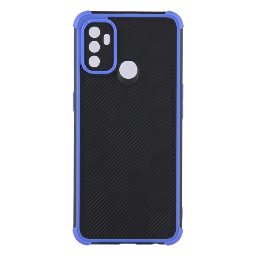 

For OPPO A53/A32/A33/A53s 4G Eagle Eye Armor Dual-color TPU + PC Phone Case(Blue)