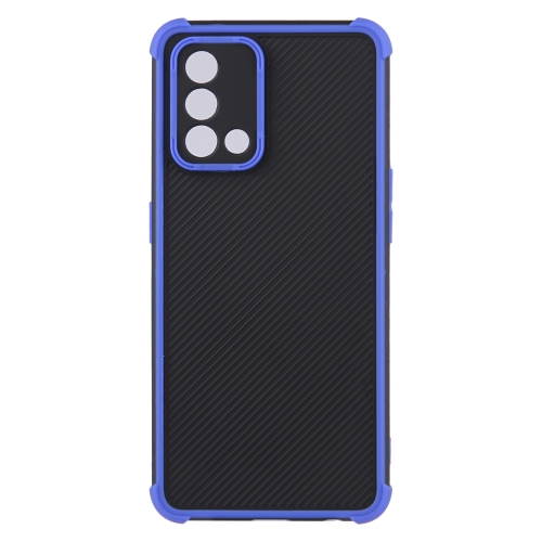

For OPPO A74 / F19 4G Eagle Eye Armor Dual-color TPU + PC Phone Case(Blue)