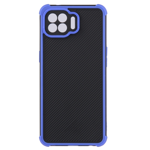 

For OPPO F17 Pro / A93 / Reno4 F Eagle Eye Armor Dual-color TPU + PC Phone Case(Blue)