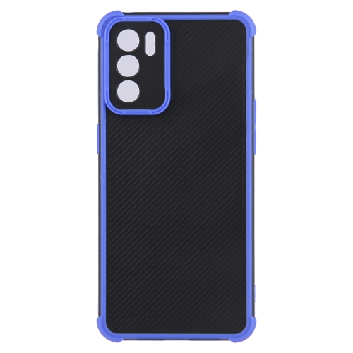 

For OPPO Reno6 5G Eagle Eye Armor Dual-color TPU + PC Phone Case(Blue)