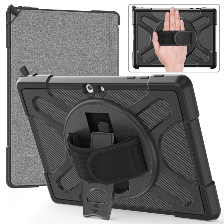 

For MicroSoft Surface Go 1 / 2 / 3 TPU + PC Tablet Case(Black)