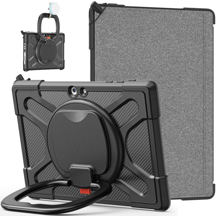 

For MicroSoft Surface Go 1 / 2 / 3 TPU + PC Tablet Case(Black)