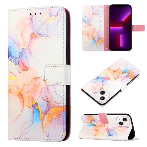 

For iPhone 13 PT003 Marble Pattern Flip Leather Phone Case(LS004)