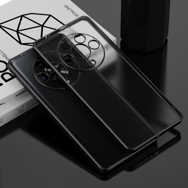 

For Honor Magic4 Electroplated Frosted Phone Case(Black)