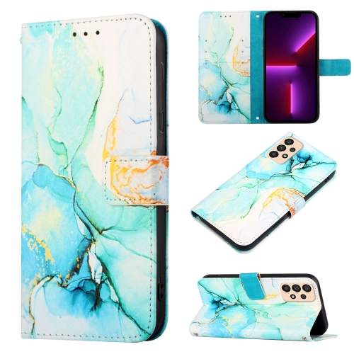 

For Samsung Galaxy A33 5G PT003 Marble Pattern Flip Leather Phone Case(LS003)