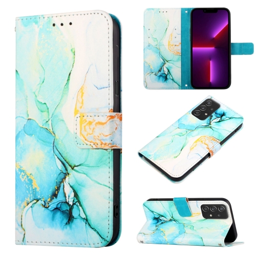 

For Samsung Galaxy A53 5G PT003 Marble Pattern Flip Leather Phone Case(LS003)