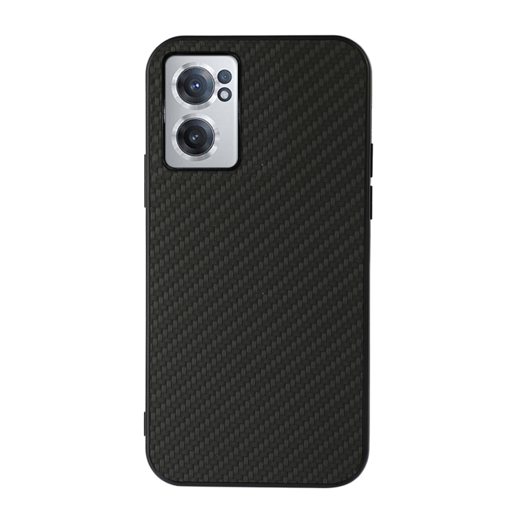

For OnePlus Nord CE 2 5G Carbon Fiber Texture Shockproof Phone Case(Black)