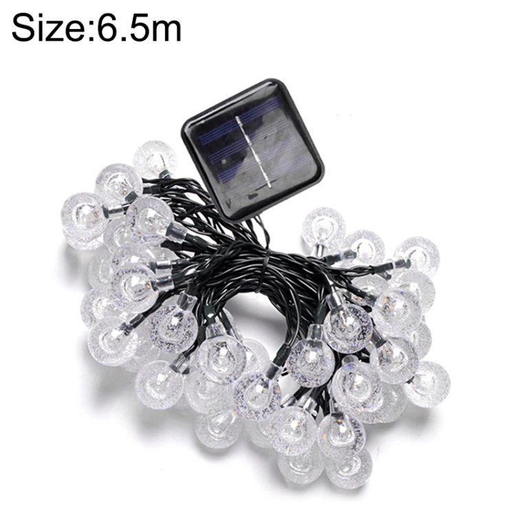 

6.5m 30 LEDs Outdoor Waterproof Solar Bubble Ball String Lights(Warm Light)