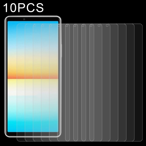 

10 PCS 0.26mm 9H 2.5D Tempered Glass Film For Sony Xperia 10 IV