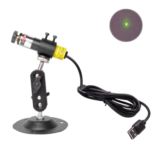 

USB Power Laser Positioning Light with Holder, Style:200wm Dot(Green Light)