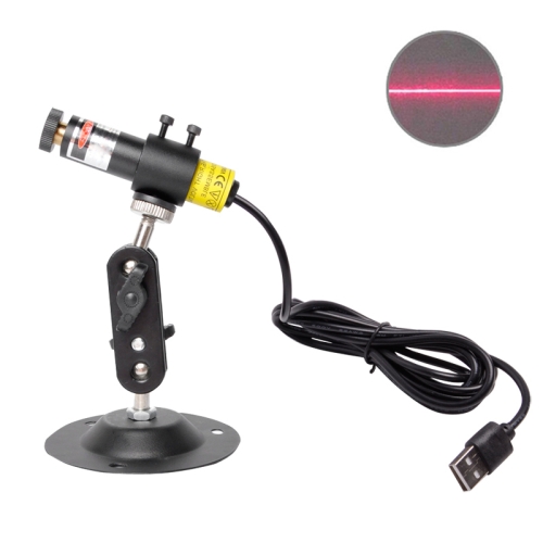 

USB Power Laser Positioning Light with Holder, Style:200wm Line(Red Light)