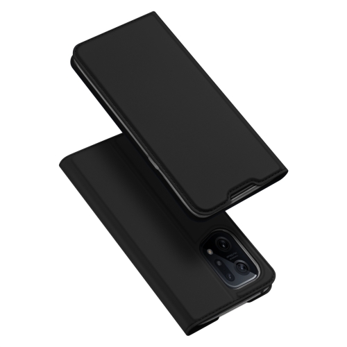 

For OPPO Find X5 DUX DUCIS Skin Pro Series PU + TPU Leather Phone Case(Black)