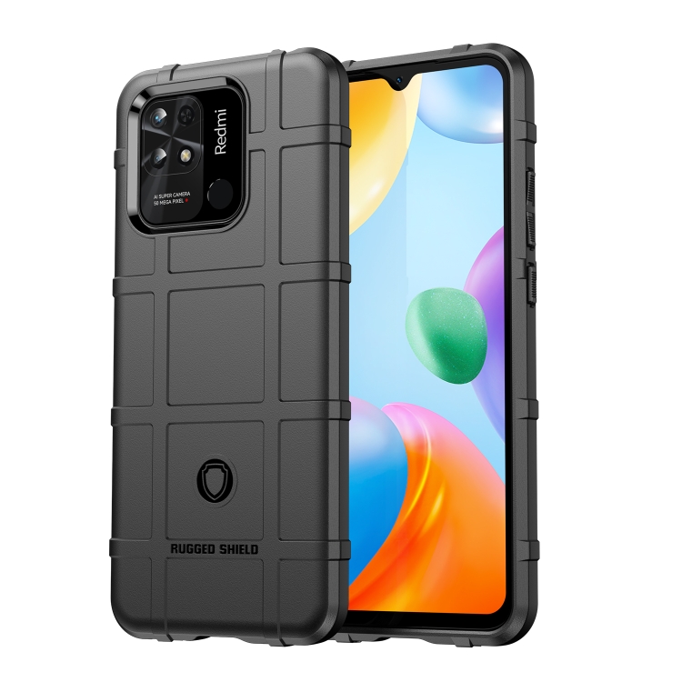 

For Xiaomi Redmi 10C Full Coverage Shockproof TPU Case(Black)