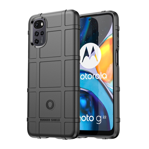 

For Motorola Moto G22 Full Coverage Shockproof TPU Case(Black)