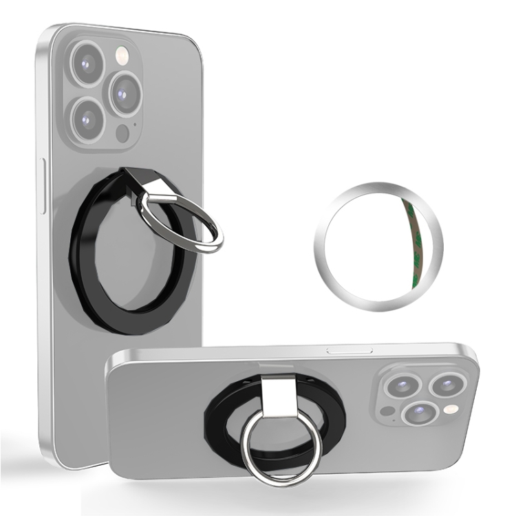 

wlons Magnetic 360 Degree Rotatable Mobile Phone Ring Holder(Black)