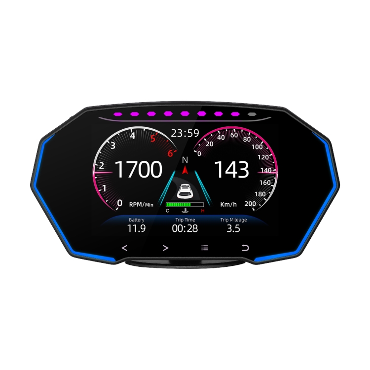 

F11 Multi-function LCD HD OBD Detection Instrument GPS Head-up Display