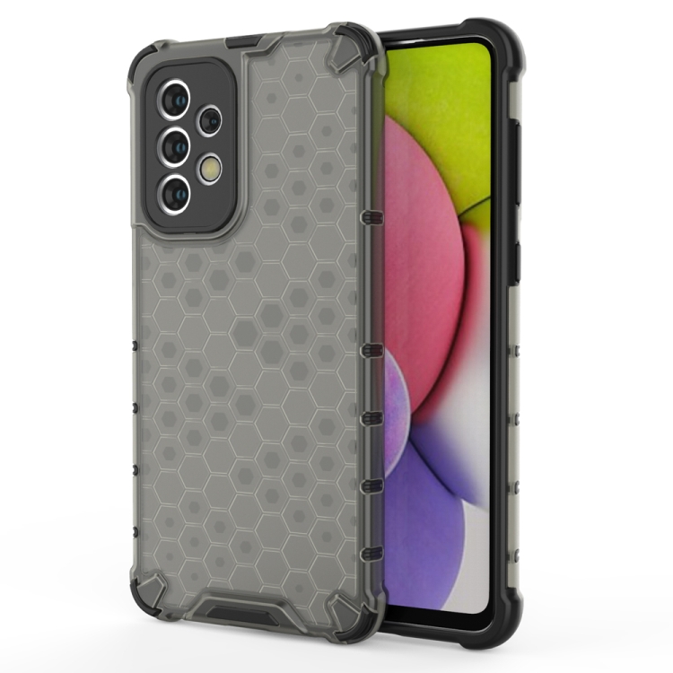 

For Samsung Galaxy A33 5G Shockproof Honeycomb PC + TPU Phone Case(Black)