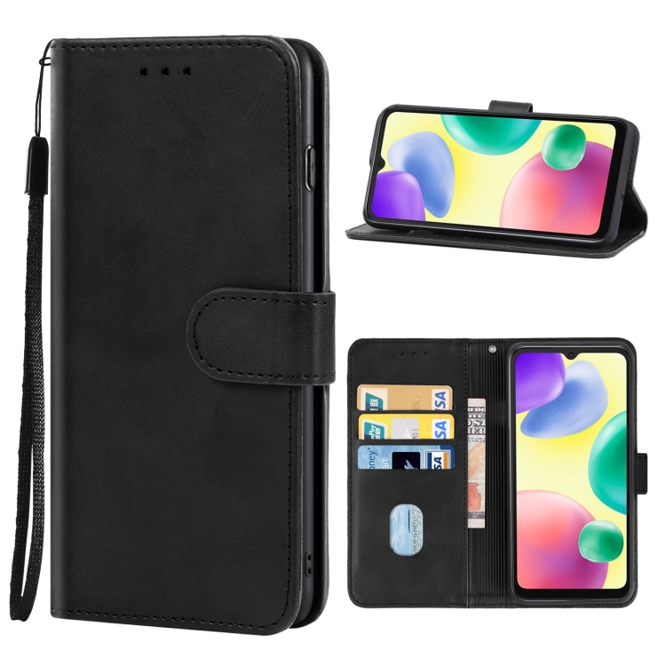 

Leather Phone Case For Xiaomi Redmi 10A(Black)