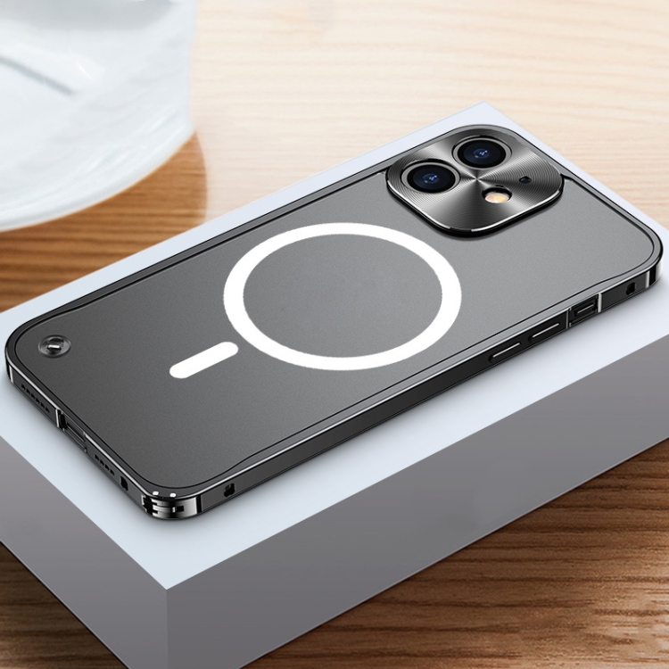 

MagSafe Magnetic Frosted Case For iPhone 12 mini(Black)