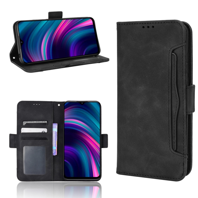 

For BLU G51 Plus Skin Feel Calf Pattern Leather Phone Case(Black)