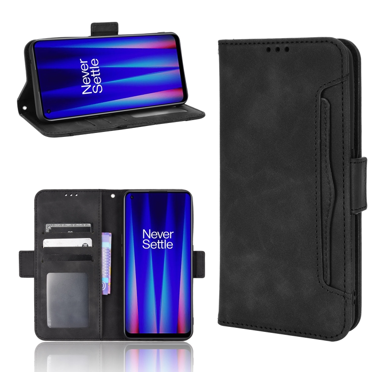 

For OnePlus Nord CE 2 5G Skin Feel Calf Pattern Leather Phone Case(Black)