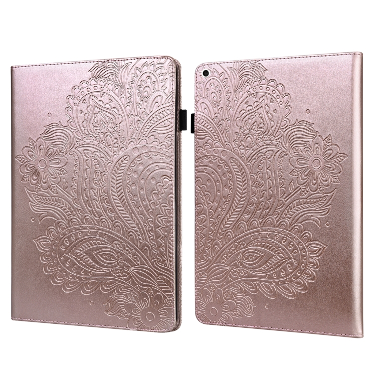 

Peacock Embossed Pattern TPU + PU Leather Smart Tablet Case with Sleep / Wake-up For iPad 5 / 6 / 7 / 8 2017(Rose Gold)