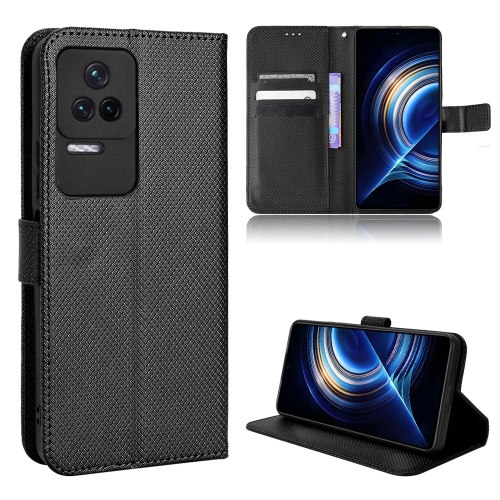 

For Xiaomi Redmi K50 / K50 Pro Diamond Texture Leather Phone Case(Black)