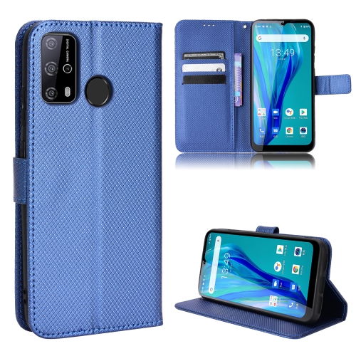 For Oukitel C23 Pro Diamond Texture Leather Phone Case(Blue)