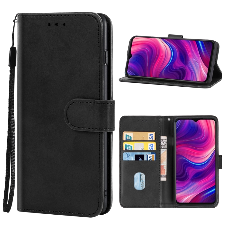 

Leather Phone Case For Itel S17(Black)