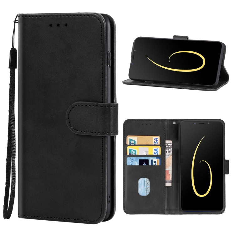 

Leather Phone Case For Infinix Note 6(Black)