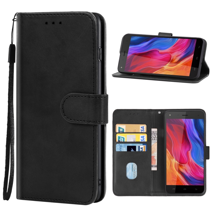 

Leather Phone Case For Infinix Hot 4(Black)