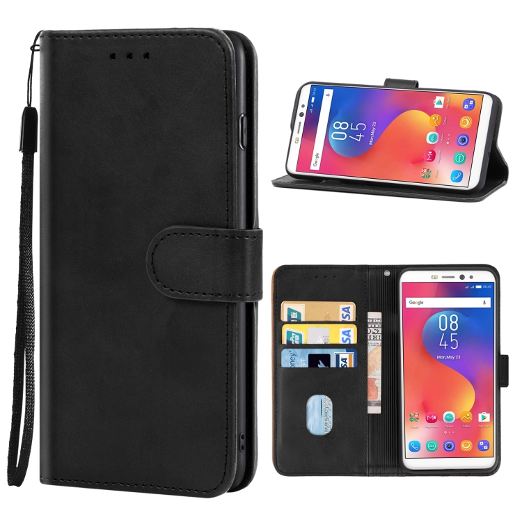 

Leather Phone Case For Infinix Hot S3(Black)