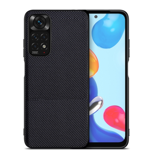 

For Xiaomi Redmi Note 11 Global / Note 11S Nylon Cloth Protective Phone Case(Black)