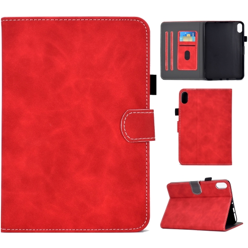 

For Lenovo Legion Y700 Cowhide Texture Smart Leather Tablet Case(Red)