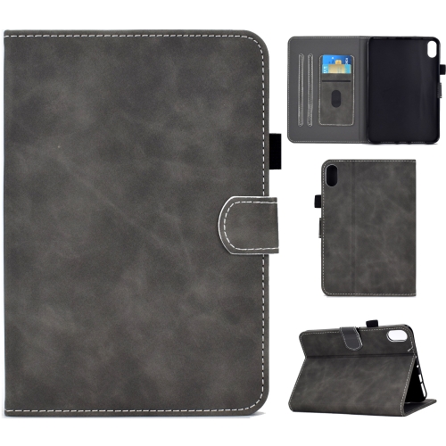 

For Lenovo Legion Y700 Cowhide Texture Smart Leather Tablet Case(Grey)