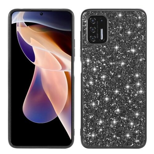 

For Xiaomi Redmi Note 11 Pro Glitter Powder Shockproof TPU Phone Case(Black)