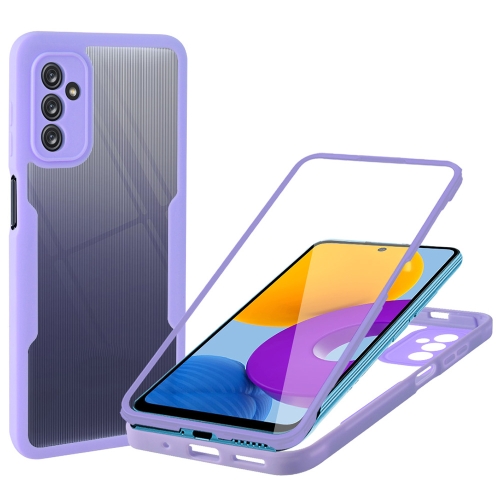 

For Samsung Galaxy M52 5G Acrylic + TPU 360 Degrees Full Coverage Shockproof Phone Case(Purple)