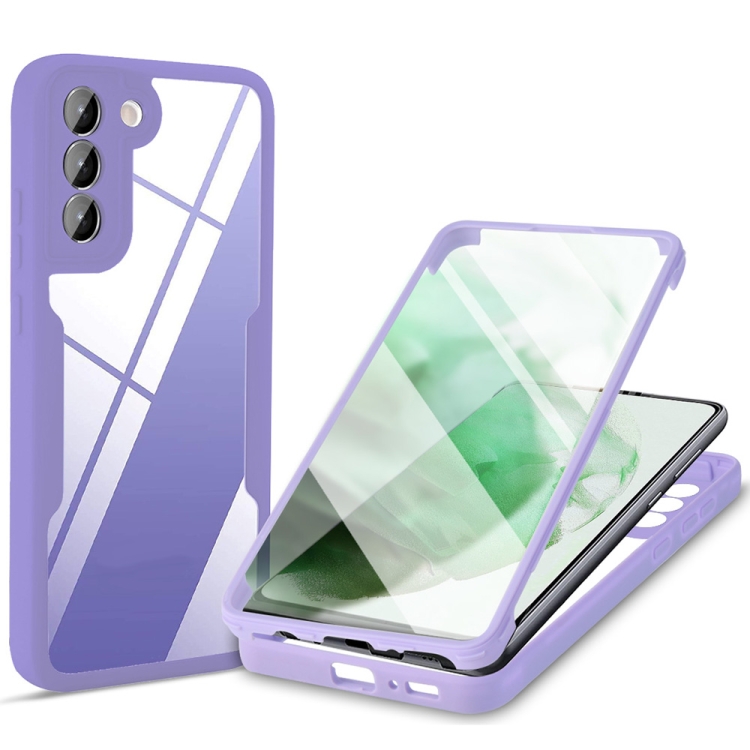 

For Samsung Galaxy S22+ 5G Acrylic + TPU 360 Degrees Full Coverage Shockproof Phone Case(Purple)