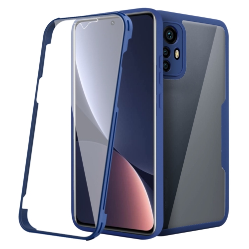 

For Xiaomi 12 Pro 5G Acrylic + TPU 360 Degrees Full Coverage Shockproof Phone Case(Blue)