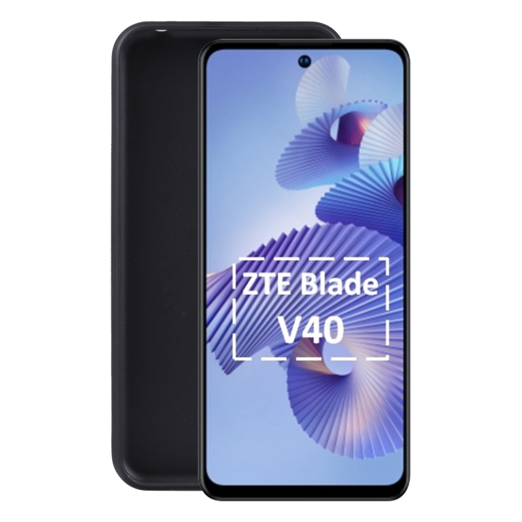 

TPU Phone Case For ZTE Blade V40(Black)
