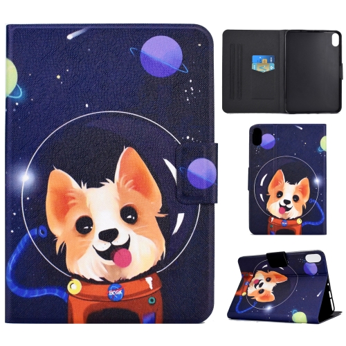 

For Lenovo Legion Y700 Electric Pressed Smart Leather Tablet Case(Space Dog)