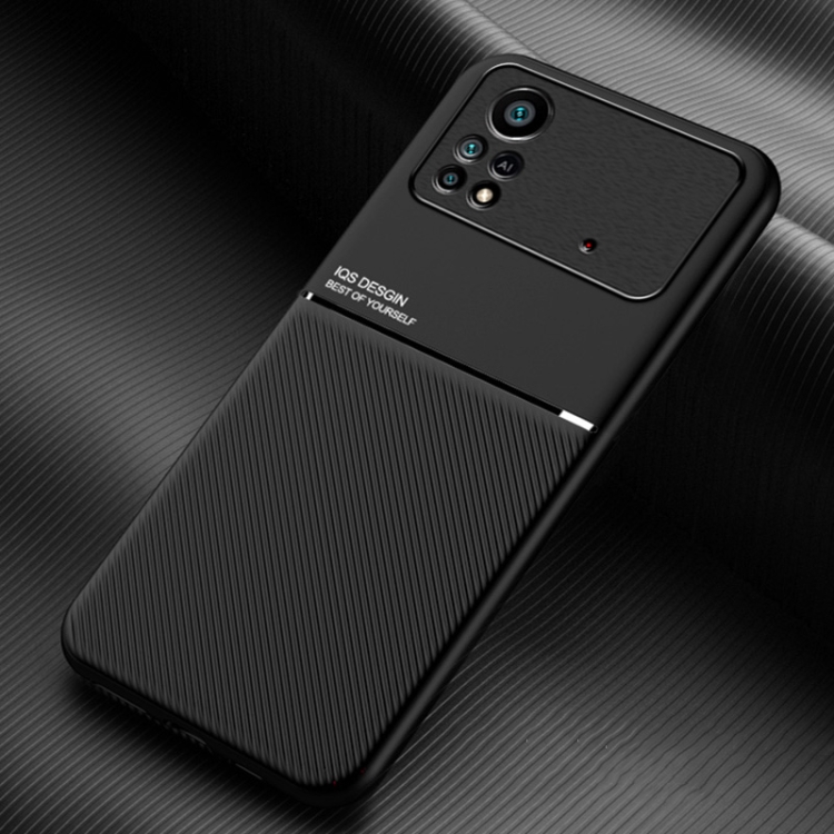 

For Xiaomi Poco X4 Pro 5G Classic Tilt Magnetic Phone Case(Black)