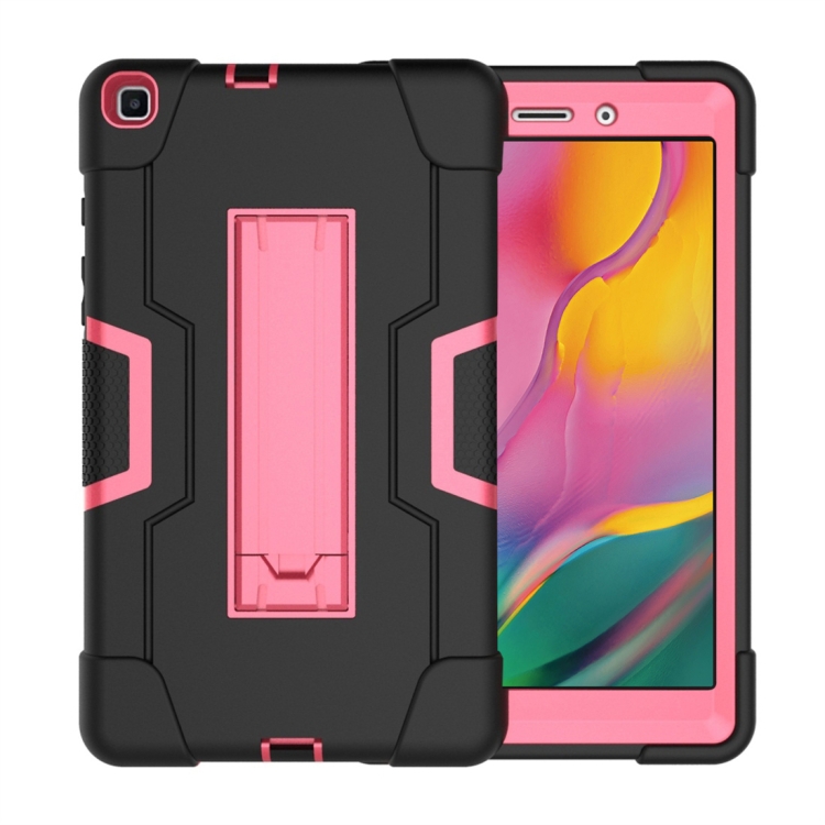 For Galaxy Tab A (2019) T290 Contrast Color Silicone PC - Main Image