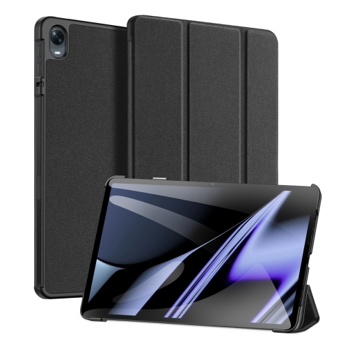 

For OPPO Pad DUX DUCIS Domo Series Horizontal Flip Magnetic PU Smart Tablet Case(Black)