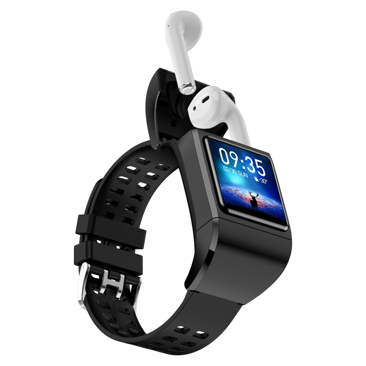 

G36pro 1.3 inch IPS Screen Earphone Smart Watch,Support Blood Pressure Measurement / Sleep Monitoring(Black)