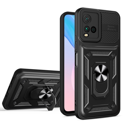 

For vivo Y21 / Y21s / Y33s Eagle Eye Shockproof Phone Case(Black)