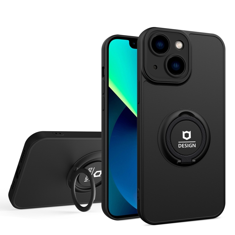 

Eagle Eye Ring Holder Phone Case For iPhone 13(Black)