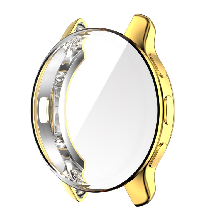 

For Garmin Venu 2 Plus Full Coverage TPU Electroplating Watch Case(Gold)